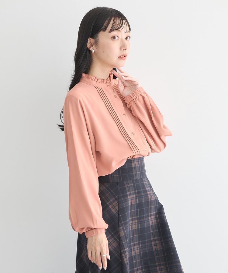earth music&ecology「フリルピンタックブラウス」|シャツ・ブラウス|