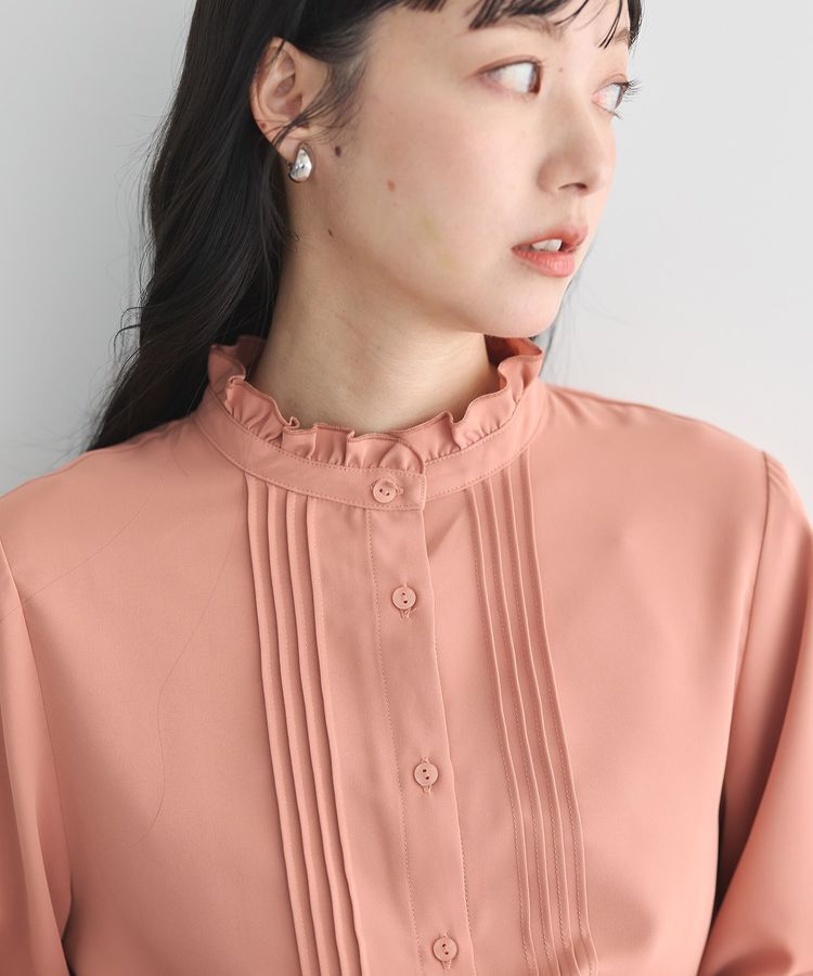 earth music&ecology「フリルピンタックブラウス」|シャツ・ブラウス|