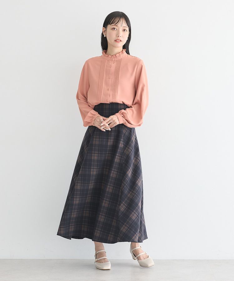 earth music&ecology「フリルピンタックブラウス」|シャツ・ブラウス|