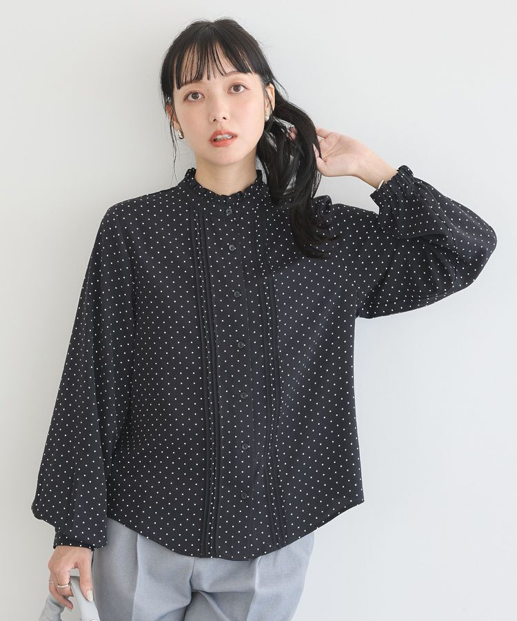 earth music&ecology「フリルピンタックブラウス」|シャツ・ブラウス|