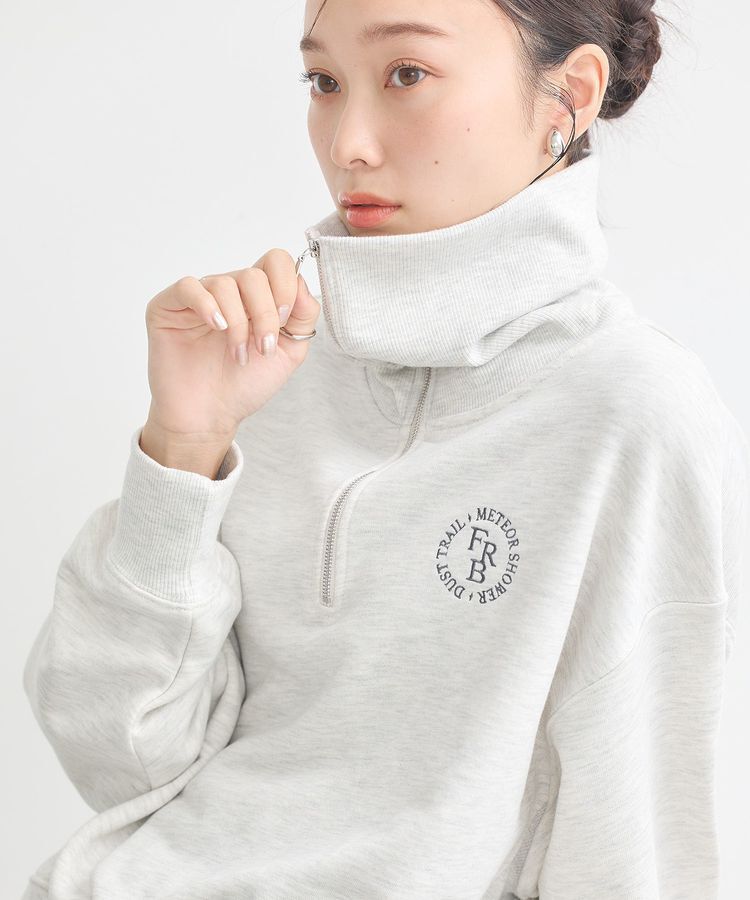 earth music&ecology「ハーフZIPプルオーバー」|スウェット・ジャージ|