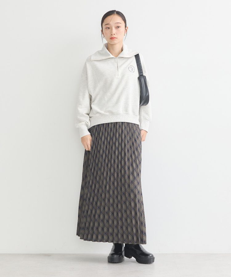 earth music&ecology「ハーフZIPプルオーバー」|スウェット・ジャージ|