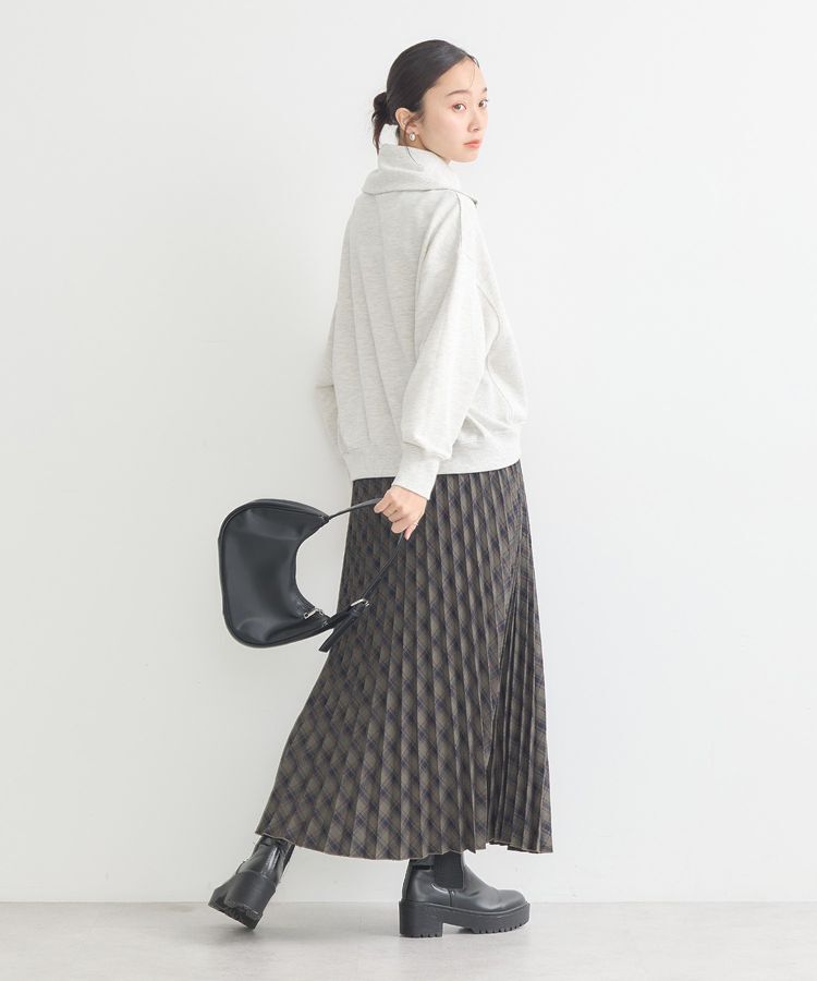 earth music&ecology「ハーフZIPプルオーバー」|スウェット・ジャージ|