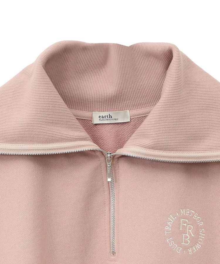 earth music&ecology「ハーフZIPプルオーバー」|スウェット・ジャージ|