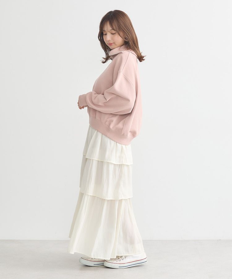 earth music&ecology「ハーフZIPプルオーバー」|スウェット・ジャージ|