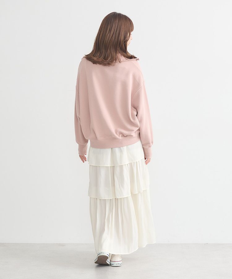 earth music&ecology「ハーフZIPプルオーバー」|スウェット・ジャージ|