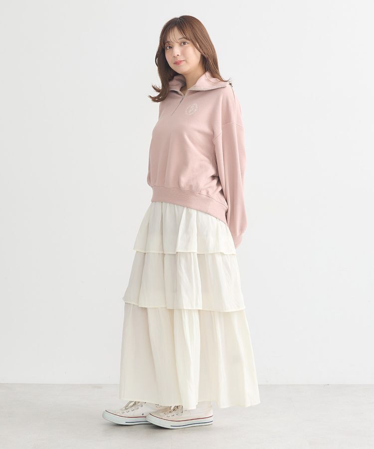 earth music&ecology「ハーフZIPプルオーバー」|スウェット・ジャージ|