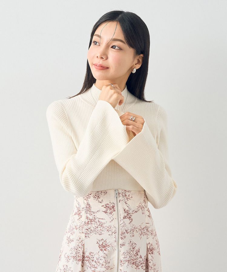 earth music&ecology「フレアスリーブプルオーバー」|ニット・セーター|