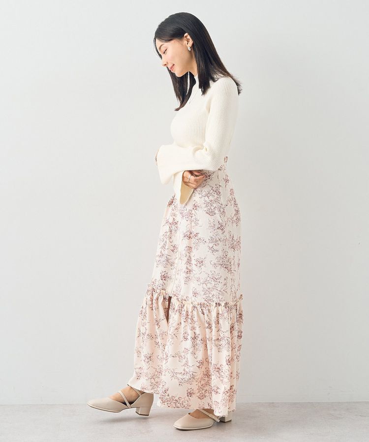 earth music&ecology「フレアスリーブプルオーバー」|ニット・セーター|