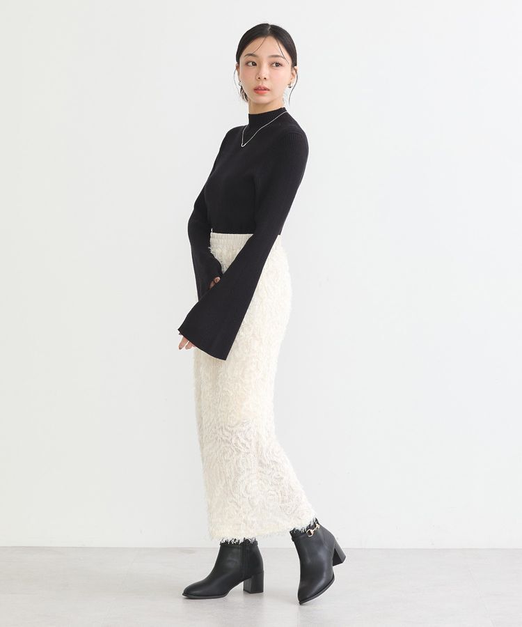 earth music&ecology「フレアスリーブプルオーバー」|ニット・セーター|