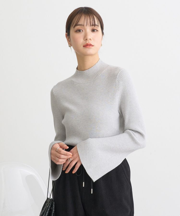 earth music&ecology「フレアスリーブプルオーバー」|ニット・セーター|