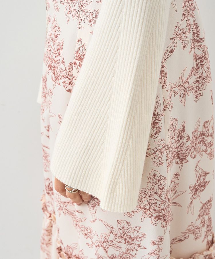 earth music&ecology「フレアスリーブプルオーバー」|ニット・セーター|