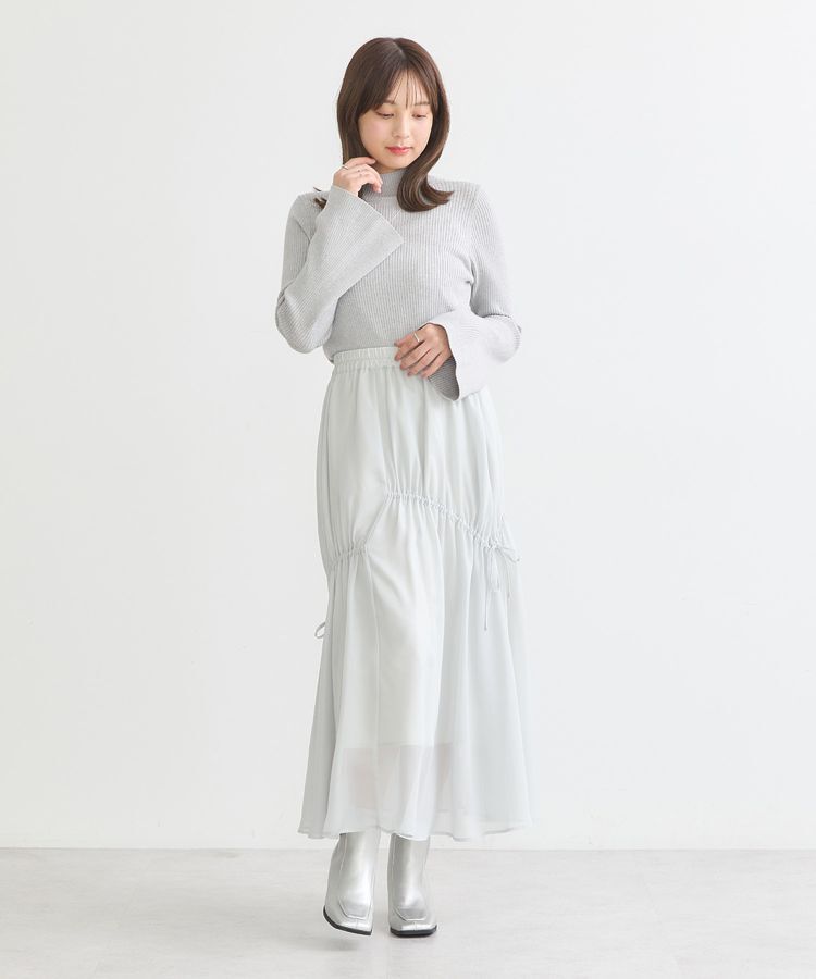 earth music&ecology「フレアスリーブプルオーバー」|ニット・セーター|