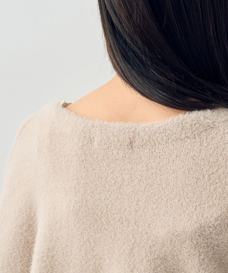 earth music&ecology「ミニラメシャギーカーディガン」|カーディガン|