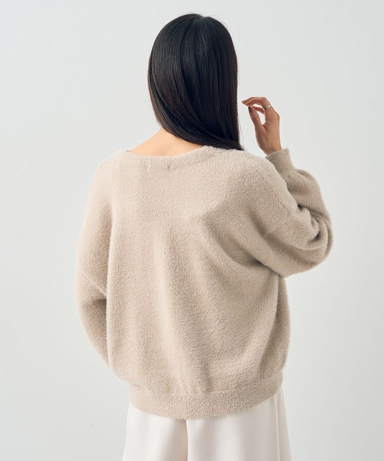 earth music&ecology「ミニラメシャギーカーディガン」|カーディガン|