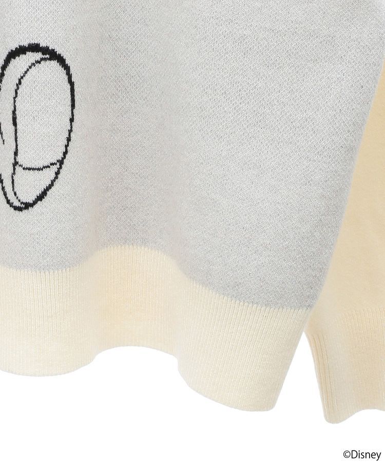 earth music&ecology「Disney/ジャガードラメロゴプルオーバー」|ニット・セーター|