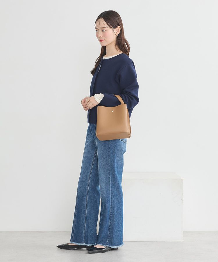 earth music&ecology「スポンディッシュポケット付きカーディガン」|カーディガン|