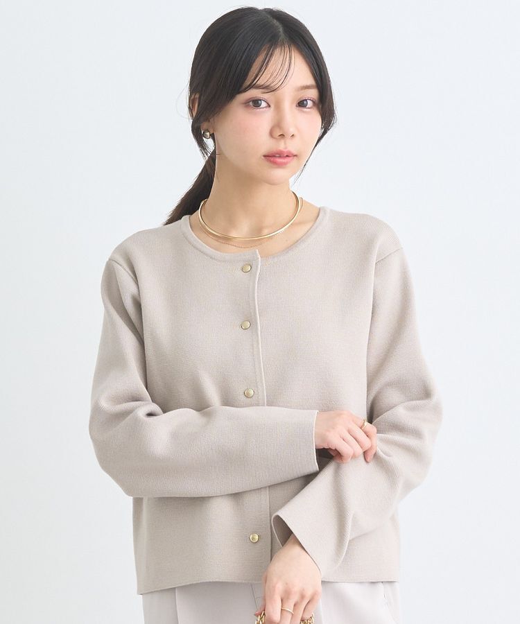 earth music&ecology「スポンディッシュポケット付きカーディガン」|カーディガン|Beige