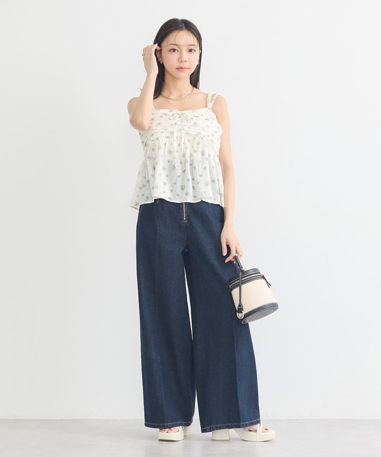 earth music&ecology「パールストラップキャミソール」|キャミソール|