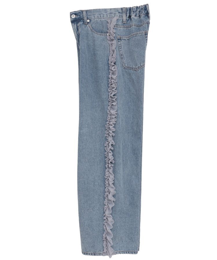 earth music&ecology「サイドチュールデニムパンツ」|デニム|