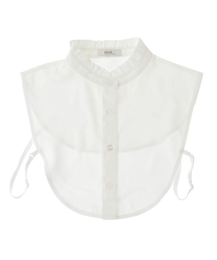 earth music&ecology「チビフリルスタンドカラー付け襟」|その他|