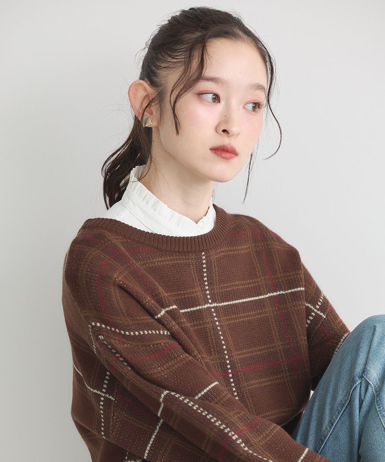 earth music&ecology「チビフリルスタンドカラー付け襟」|その他|