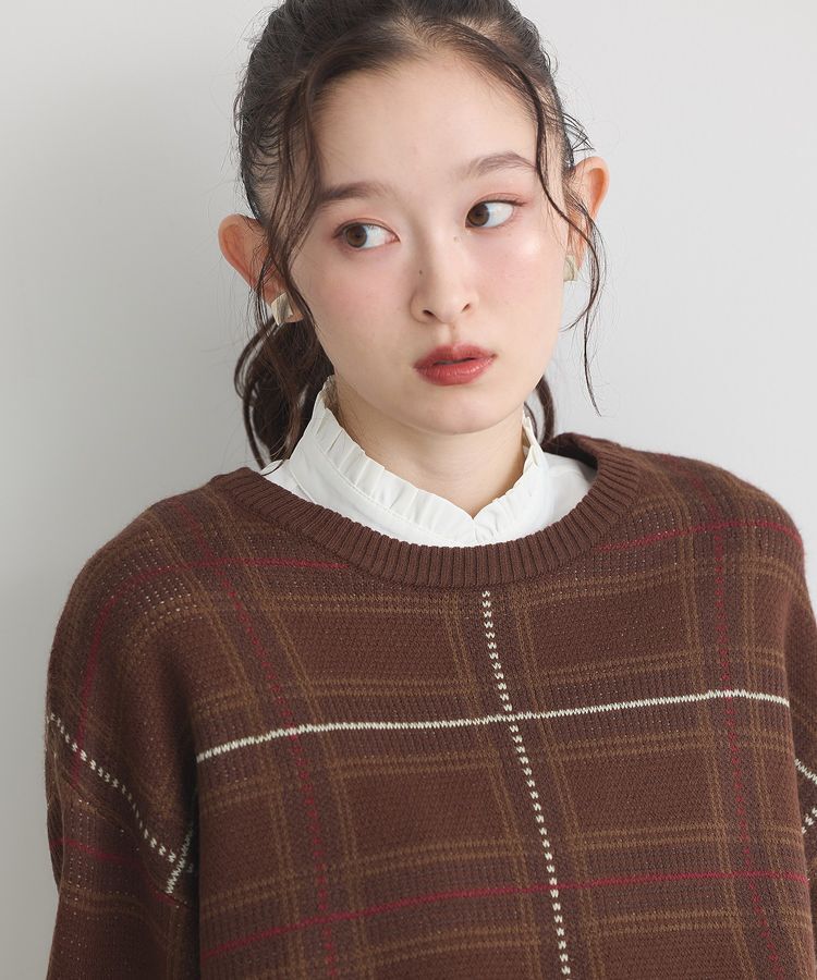 earth music&ecology「チビフリルスタンドカラー付け襟」|その他|