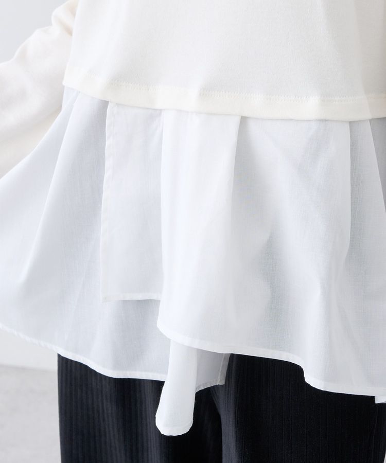 earth music&ecology「あったかフェミニンインナー(シャツヘム)」|Tシャツ・カットソー|