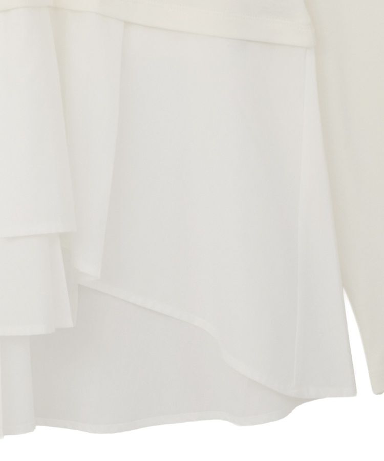 earth music&ecology「あったかフェミニンインナー(シャツヘム)」|Tシャツ・カットソー|