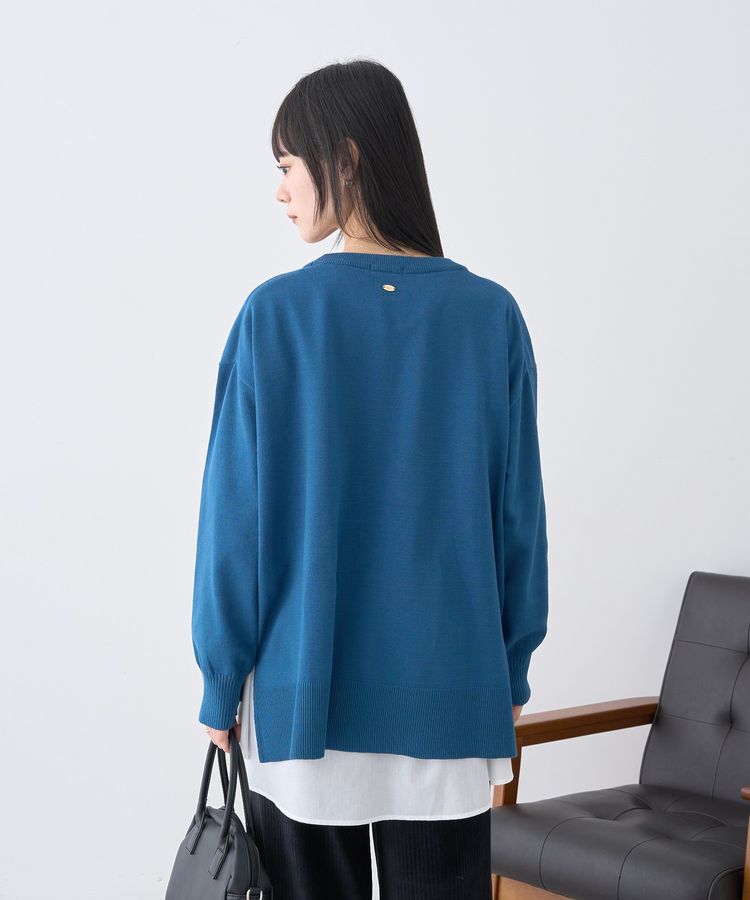 earth music&ecology「あったかフェミニンインナー(シャツヘム)」|Tシャツ・カットソー|