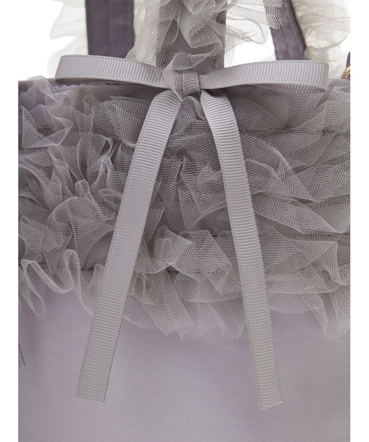 Maison de FLEUR「チュールフリルハンドル2Wayトートバッグ」|トートバッグ|
