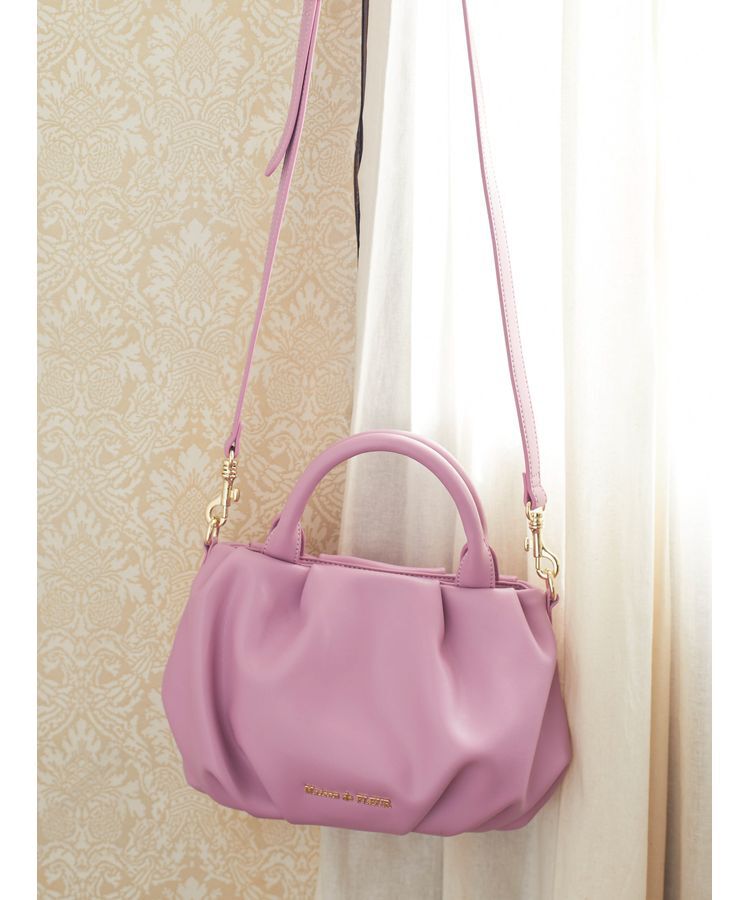 Maison de FLEUR「カラフルショルダーバッグ」|ショルダー・メッセンジャー|ピンク
