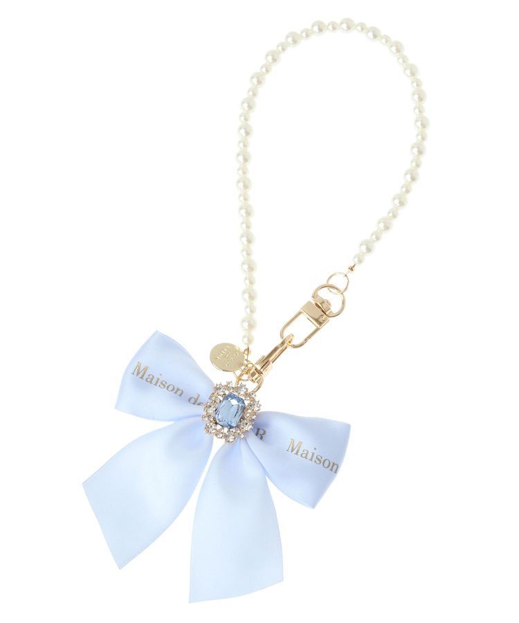 Maison de FLEUR「EC限定ビジューリボンパールストラップ」|その他|