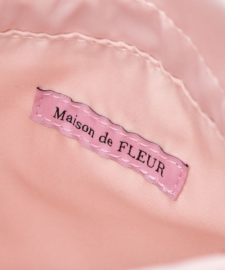 Maison de FLEUR「コットンキャンディ巾着」|ポーチ|