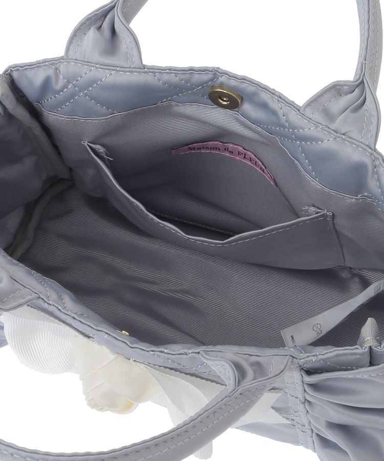 Maison de FLEUR「ローズ2Wayキルティングミニトートバッグ」|トートバッグ|