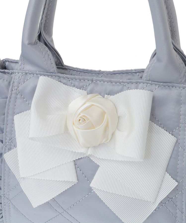 Maison de FLEUR「ローズ2Wayキルティングミニトートバッグ」|トートバッグ|