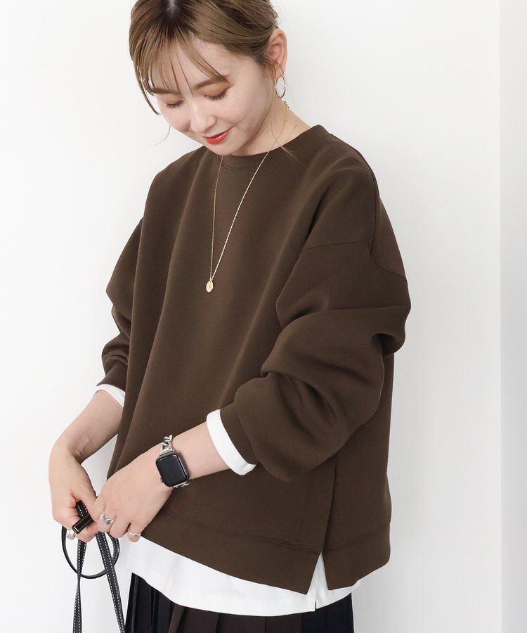 AMERICAN HOLIC「サイドスリットポンチプルオーバー」|スウェット・ジャージ|Brown