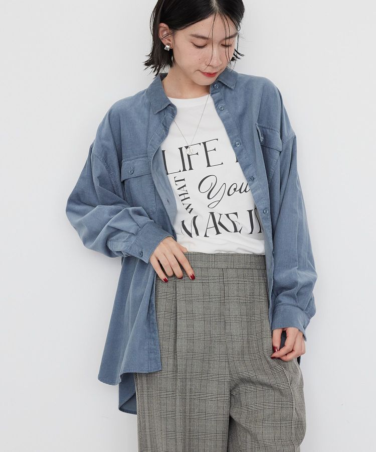 AMERICAN HOLIC「Wポケットコーデュロイシャツ」|シャツ・ブラウス|