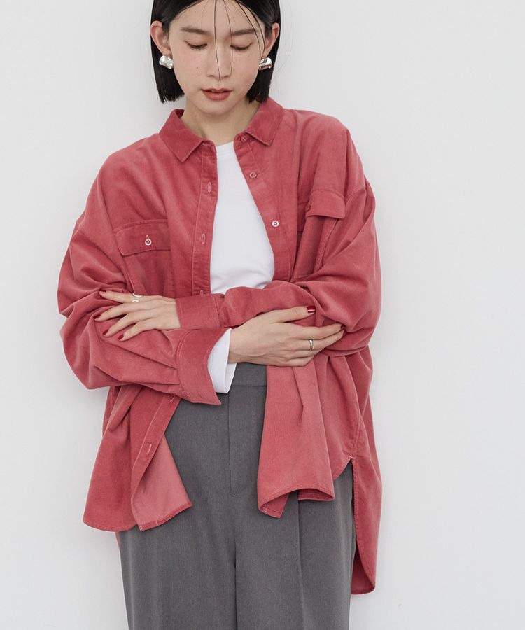 AMERICAN HOLIC「Wポケットコーデュロイシャツ」|シャツ・ブラウス|