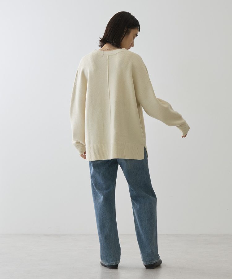 AMERICAN HOLIC「カーブネックニットプルオーバー」|ニット・セーター|