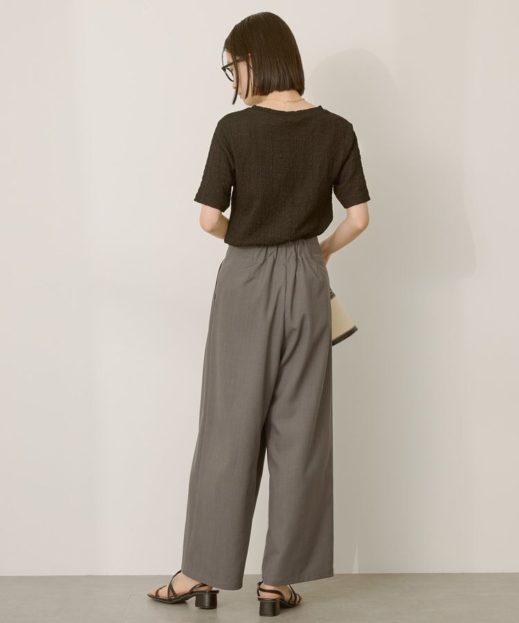 AMERICAN HOLIC「タック ラップワイドパンツ」|その他|