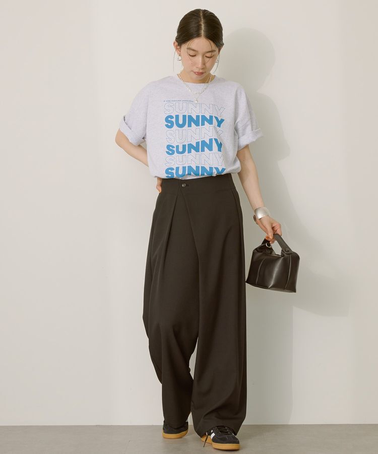 AMERICAN HOLIC「タック ラップワイドパンツ」|その他|