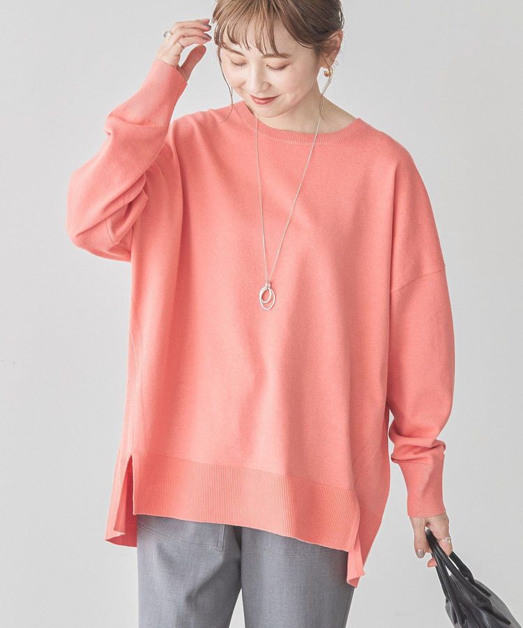 AMERICAN HOLIC「前振りロングニットプルオーバー/チュニック」|ニット・セーター|