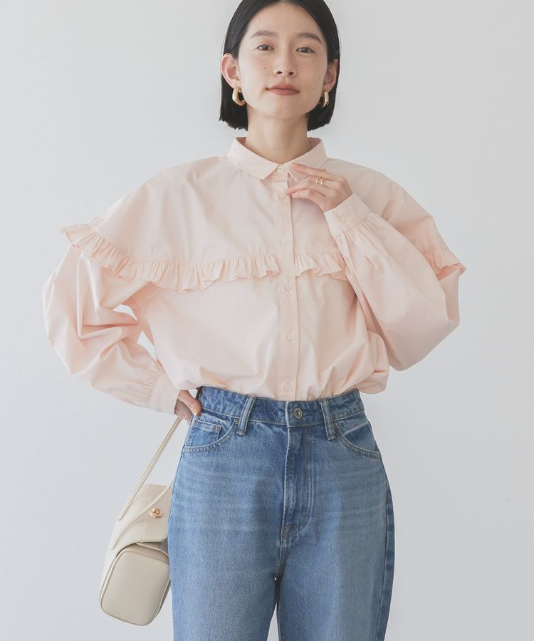 AMERICAN HOLIC「イージーケアフリルシャツ」|シャツ・ブラウス|