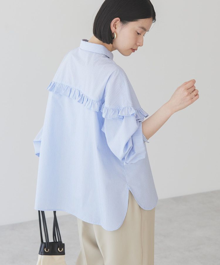 AMERICAN HOLIC「イージーケアフリルシャツ」|シャツ・ブラウス|