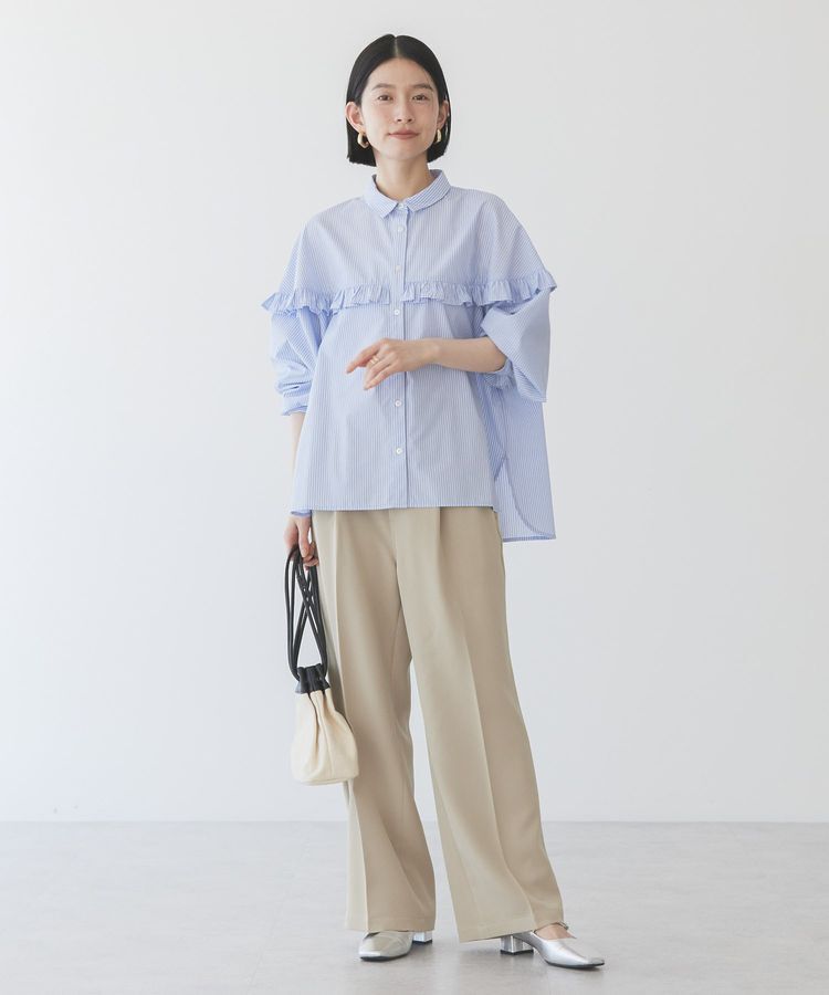 AMERICAN HOLIC「イージーケアフリルシャツ」|シャツ・ブラウス|