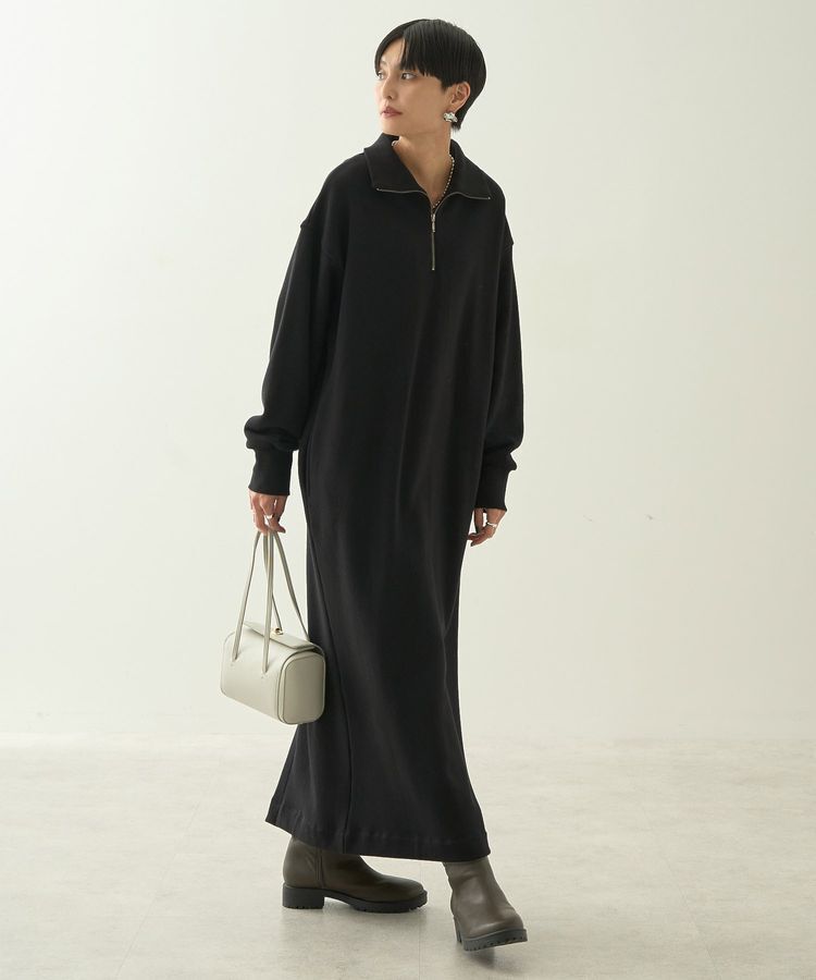 AMERICAN HOLIC「ハーフZIP裏毛ワンピース」|ワンピース|