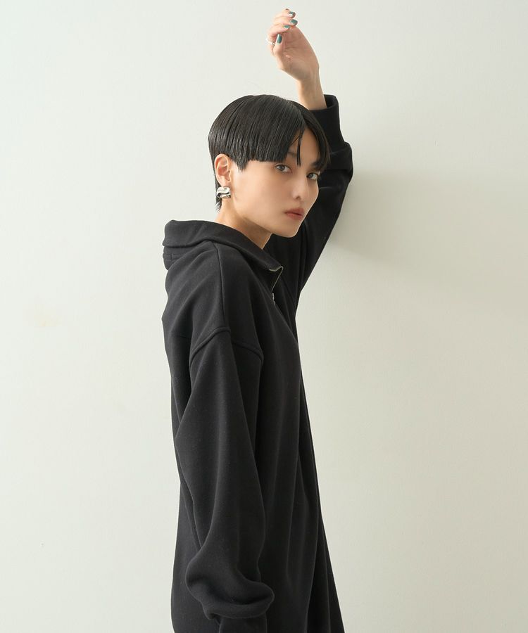 AMERICAN HOLIC「ハーフZIP裏毛ワンピース」|ワンピース|