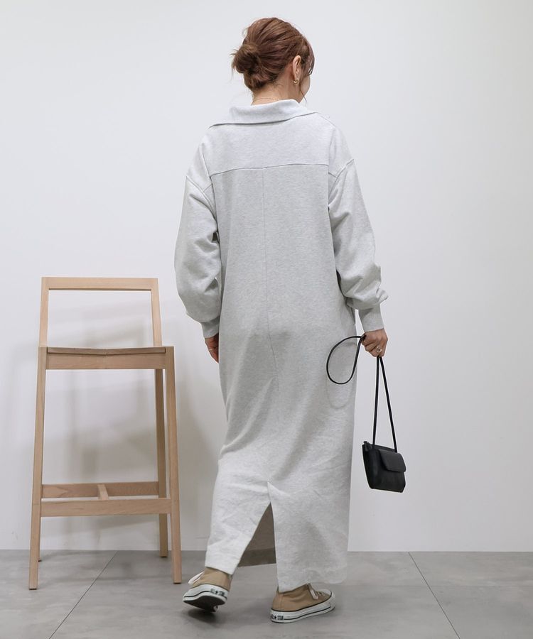 AMERICAN HOLIC「ハーフZIP裏毛ワンピース」|ワンピース|
