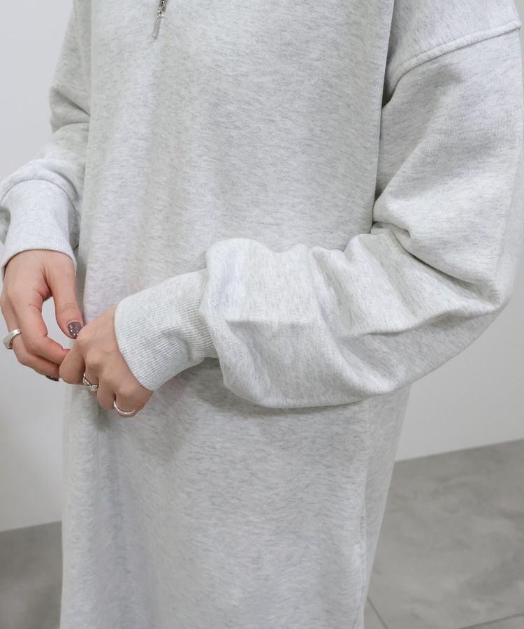 AMERICAN HOLIC「ハーフZIP裏毛ワンピース」|ワンピース|